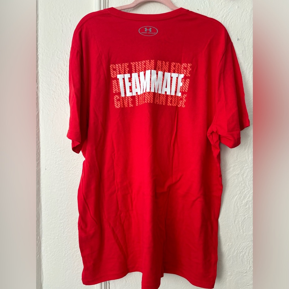 Red Under Armour Employee Tshirt - Picture 2 of 4